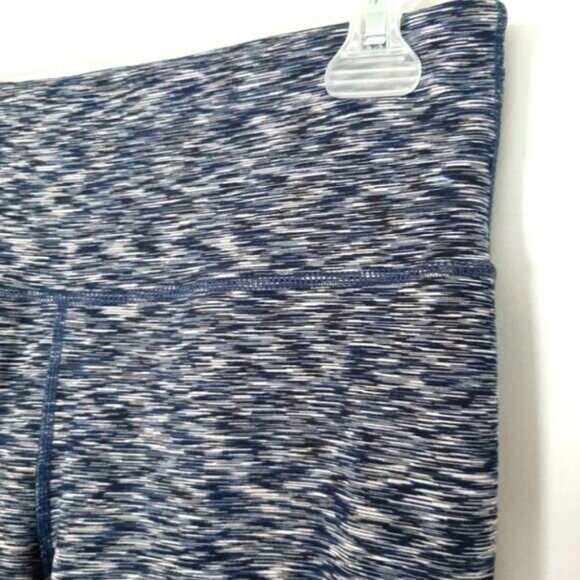 GAP \ Fit Athletic Crop Leggings Marled Patern Regular Blue Sz M - Picture 5 of 10